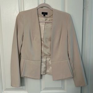Pale Pink TopShop Peplum Blazer